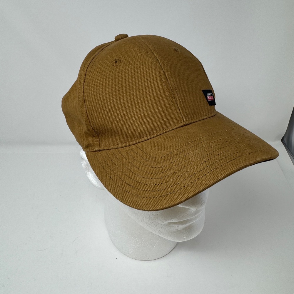 Dickies Mens Brown Cotton Canvas Snapback Baseball Cap Hat GH100BD OS